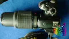 Nikon D3200 DSLR 24.2mp with 55x200mm lens
