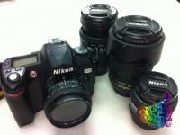 Nikon d70 DSLR with 28-105mm lens & all